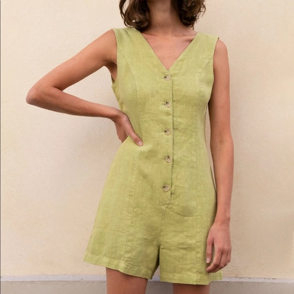 Paloma Wool Hawa Linen Romper - Picture 2 of 9
